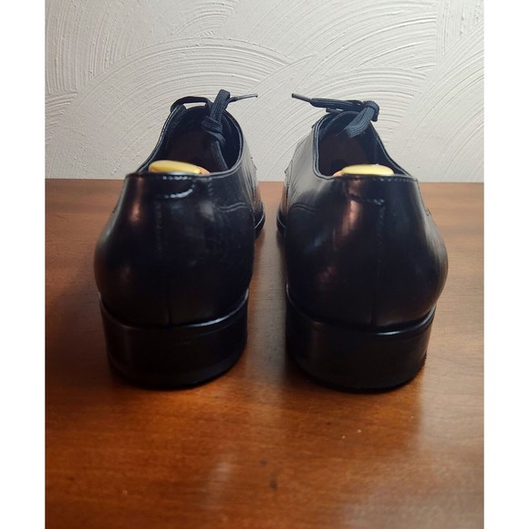 Mens Florsheim 23614 Black Textured Leather Dress Shoes Size 10 1/2 Brand New - Picture 10 of 14